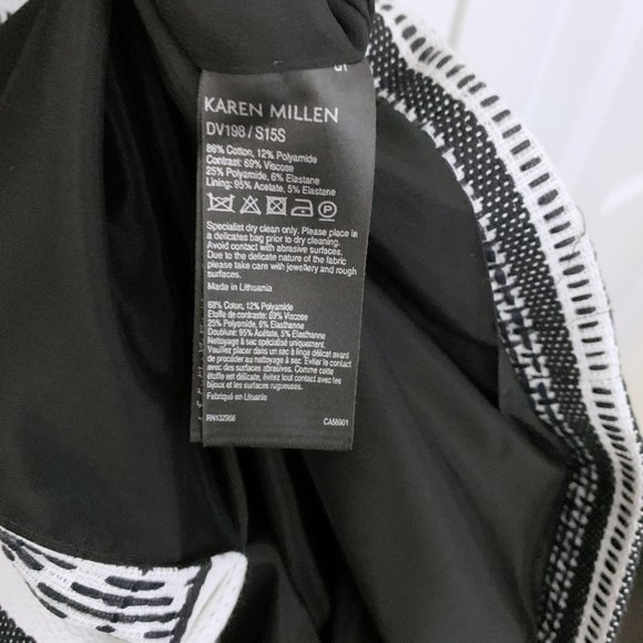 Karen Millen Striped Tweed Pencil Dress - Picture 13 of 14